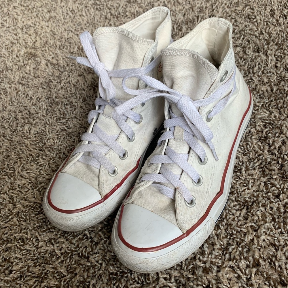 White high top converse